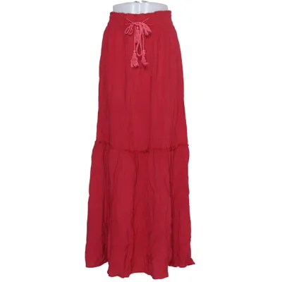 Maxi nederdel (Rød) fra L.B.C. Polyamid, Viscose