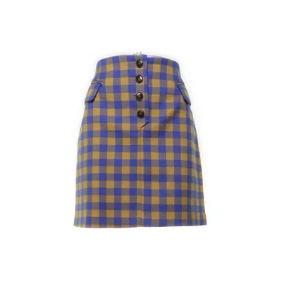 Skirt (Blue, Yellow) from Baum Und Pferdgarten Elastane, Polyester, Viscose