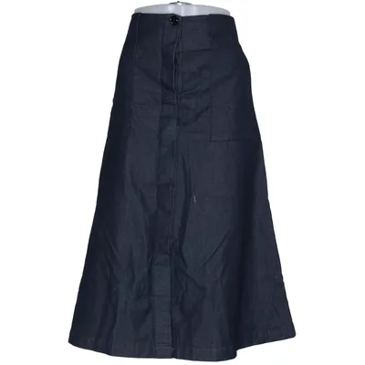 Jeanskjol (Blå) från Massimo Dutti Kashmir, Bomull
