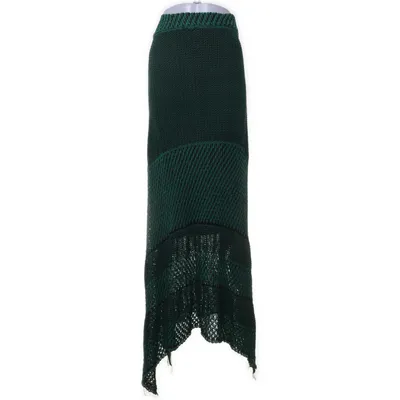 Maxi rok (Groen, Zwart) van Zara Knit Katoen, Nylon, Polyester
