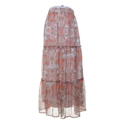Maxi rok (Oranje, Meerkleurig) van Feelhoo Polyester