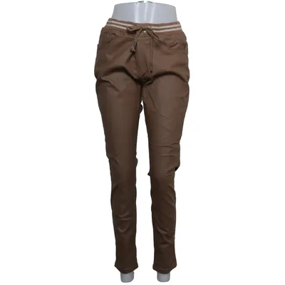 Broek (Beige) van Zac & Zoe Katoen, Elastaan, Polyester