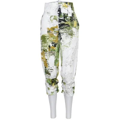 Pantalon (Blanc, Vert, Multicolore) de Iceberg Coton, Élasthane, Viscose