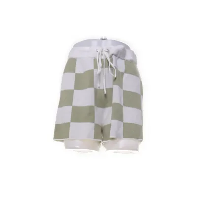 Shorts (Green, White) from Gianni Feraud Acrylic