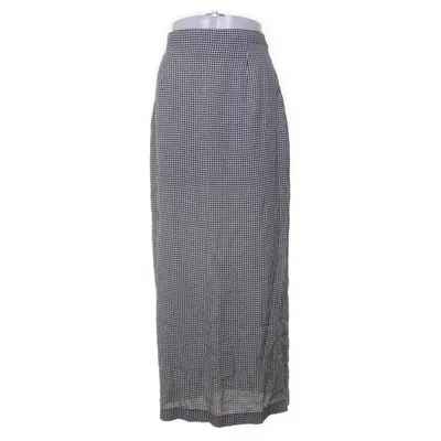 Maxi nederdel (Sort, Flerfarvet) fra N & B Classic Acetat, Viscose