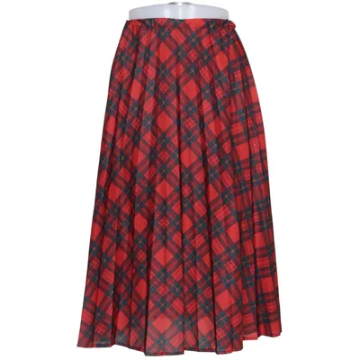Skirt (Red, Green) from Wästgöta Polyester