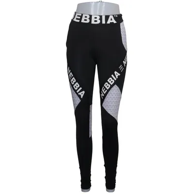 Sports tights (Black, White) from Nebbia
