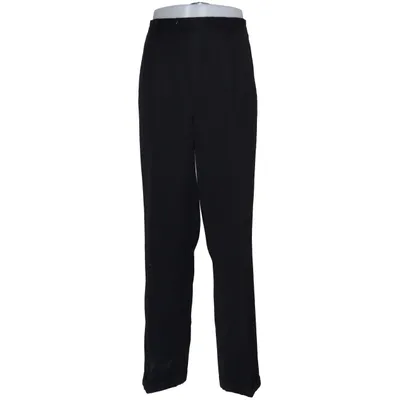 Pantalon de costume (Noir) de Plus Plus Polyester, Laine