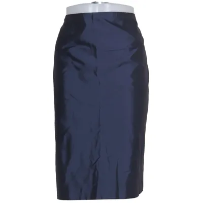 Jupe (Bleu) de Stiff Coton, Soie