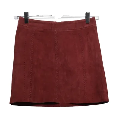 Leren rok (Rood) van Exclusive Collection Gina Tricot Leer