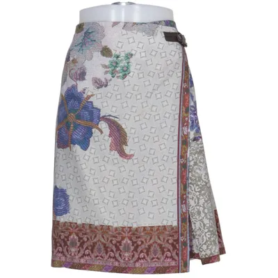 Wikkelrok (Beige, Meerkleurig) van Etro Acetaat, Viscose, Wol