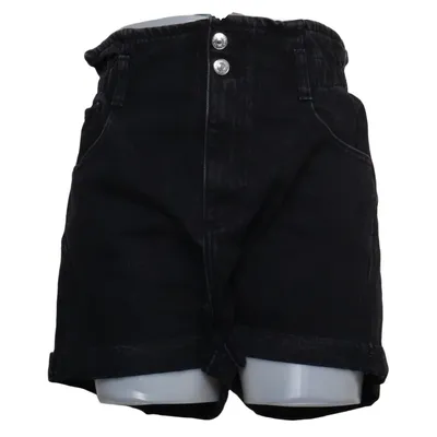 Short en jean (Noir) de Mango Denim Coton