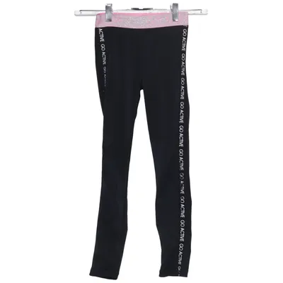 Træningsleggings (Sort, Pink) fra Gococo Elastan, Polyester