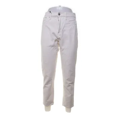 Spijkerbroek (Beige) van Raw Polyester, Leer, Katoen