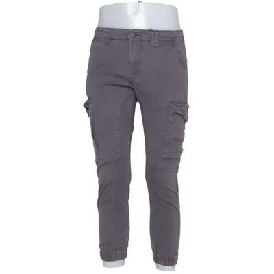 Cargobyxor (Grå) från Jack & Jones Jeans Intelligence Elastan, Ekologisk bomull