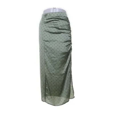 Långkjol (Grön, Flerfärgad) från Zara