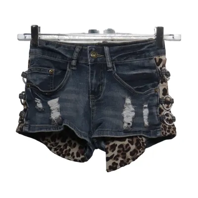 Jeansshorts (Blå, Brun, Flerfärgad) från Fashion Jeans Bomull, Elastan, Polyester, Viskos