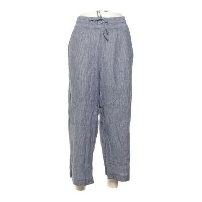 Trekvartsbyxor (Blå, Vit) från L.O.G.G by H&M Bomull, Linne