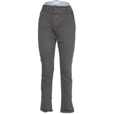 Pantalon (Gris) de Please Vintage Glam Coton, Élasthane
