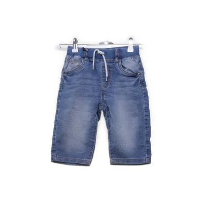 Denim shorts (Blauw) van Lab Industries by KappAhl Katoen, Elastaan, Polyester