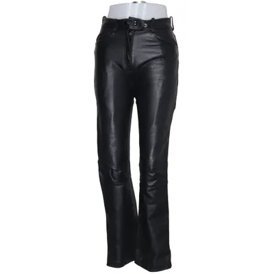 Leren broek (Zwart) van Echt Leder Leer