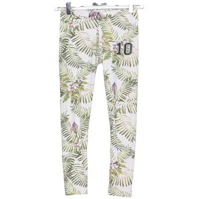 Legging (Blanc, Vert, Multicolore) de WA Élasthane, Polyamide