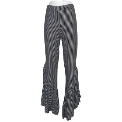 Palazzobyxor (Svart, Vit) från Zara Trafaluc Elastan, Polyester