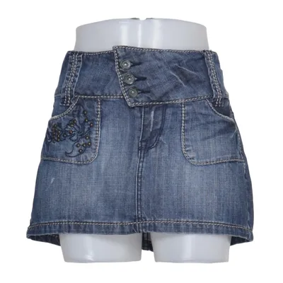 Jupe en jean (Bleu) de Il Dolce Coton