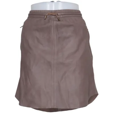Leather skirt (Brown) from Ibana Leather, Polyester