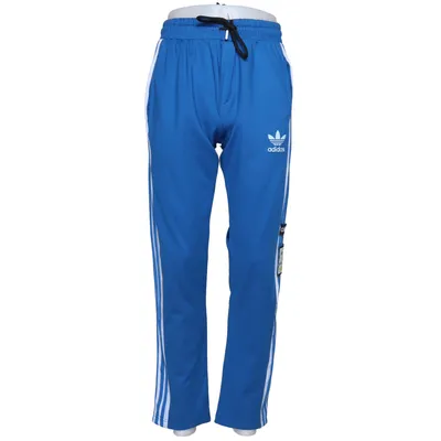 Joggers (Blue, White) from Adidas Cotton, Elastane