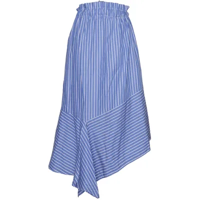 Maxi rok (Blauw, Wit) van Mykke Hofmann Organisch katoen