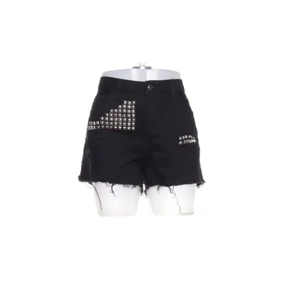 Denim shorts (Zwart) van Perfect Jeans Katoen