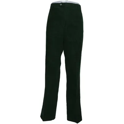 Corduroy pants (Green) from The Savile Row Company Cotton