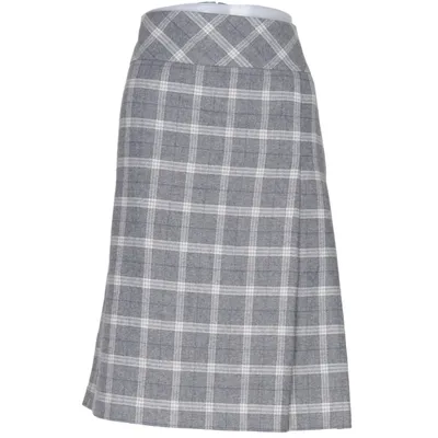 Nederdel (Grå, Hvid) fra Your Sixth Sense Elastan, Polyester, Viscose, Uld