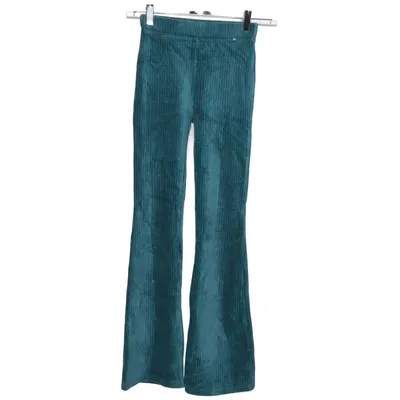 Pantalon en velours (Bleu) de WE Fashion Coton, Élasthane, Polyester recyclé