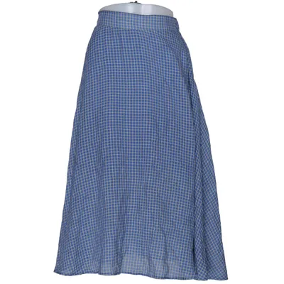 Maxi nederdel (Blå, Flerfarvet) fra Object Polyester, Viscose