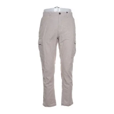 Cargobyxor (Beige) från Dressmann Linne, Ekologisk bomull