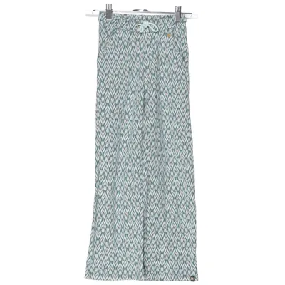 Pantalon patte d'éléphant (Vert, Beige, Multicolore) de Koko Noko Coton, Polyester