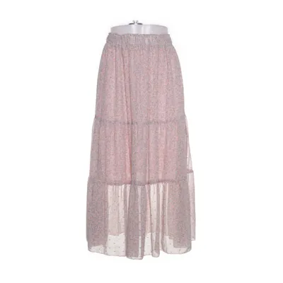 Skirt (Pink, Multicolored) from Papillonne Elastane, Polyester