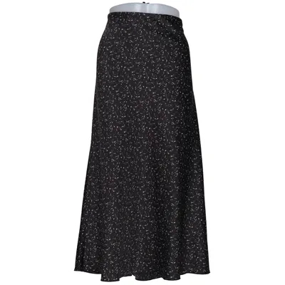 Jupe longue (Noir, Multicolore) de Lindex Élasthane, Polyester