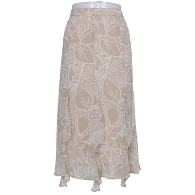 Rok (Beige, Wit) van Frank Walder Acetaat, Polyester