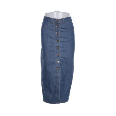 Jeanskjol (Blå) från First and I Bomull, Elastan, Polyester