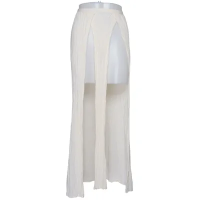 Maxi skirt (White) from Flook /. Viscose