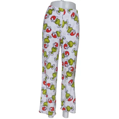 Pyjamasbyxor (Vit, Flerfärgad) från The Grinch Polyester