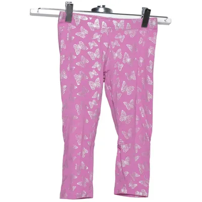 Leggings (Rosa, Silverfärgad) från Kids by Lindex Bomull, Elastan