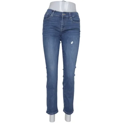 Spijkerbroek (Blauw) van 7 for All Mankind Katoen, Elastaan, Lyocell, Polyester