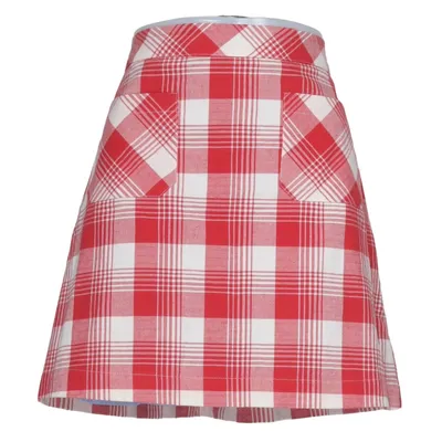 Kjol (Röd, Vit, Flerfärgad) från Ottod'Ame Bomull, Elastan, Linne, Polyester