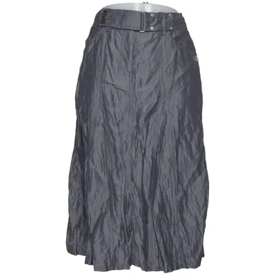 Skirt (Gray) from Hirsch Cotton, Metallic fiber, Polyamide