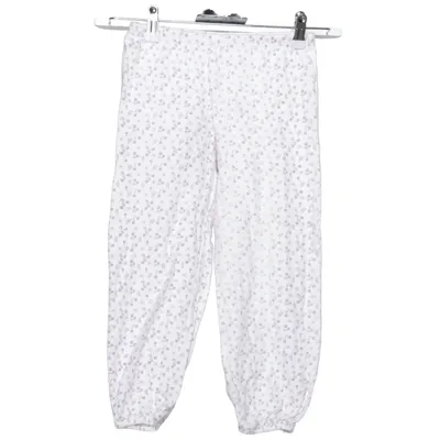 Pajama pants (White, Purple) from Soft Wear Cotton