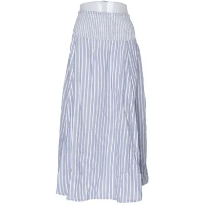 Skirt (Blue, White) from Fatface Cotton, Linen, Viscose